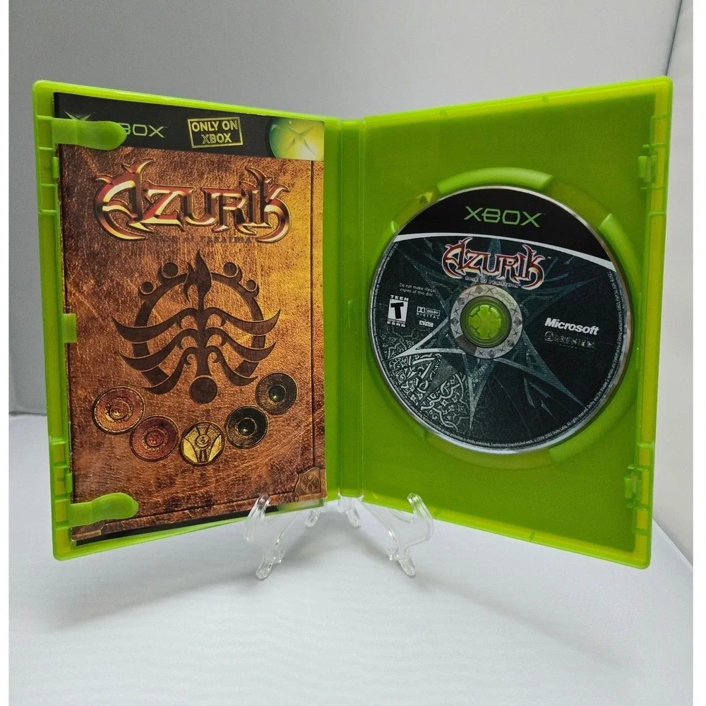Azurik Rise of Perathia 2001 - Microsoft Xbox‎ - CIB W/ Manual Tested & Working-